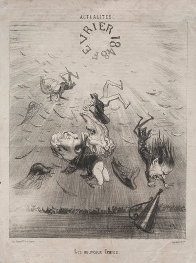 Actualities No. 140: The new Icarus by Honoré Daumier
