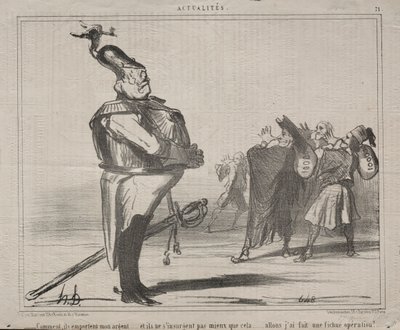Actualities No. 71: Why are they taking away my money..., 1854 by Honoré Daumier
