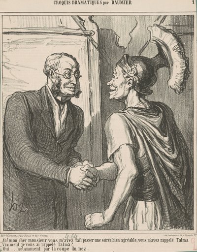 Ah! My dear sir, you have... by Honoré Daumier
