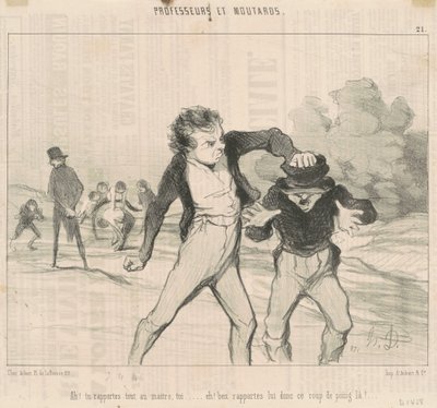 Ah! You Report Everything to the Master by Honoré Daumier
