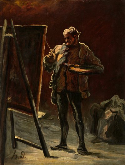 An Artist by Honoré Daumier