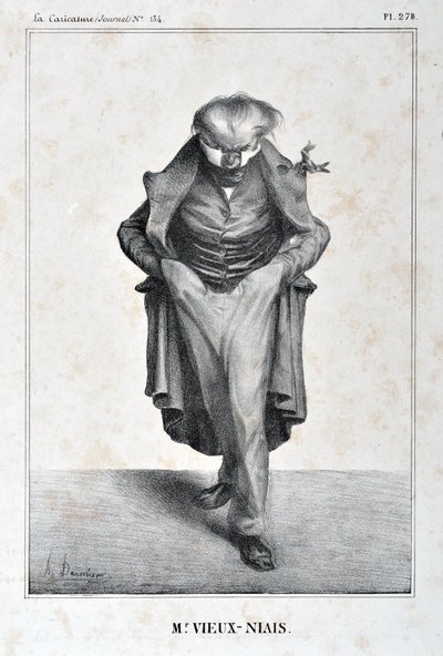 Artwork by Honore Daumier. Series 