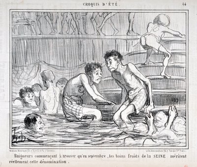 Artwork by Honore Daumier (1808-1879) Charivari dates from 1858: Serie CRUQUIS D