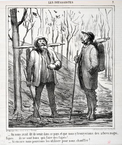 Artwork by Honore Daumier. Series 