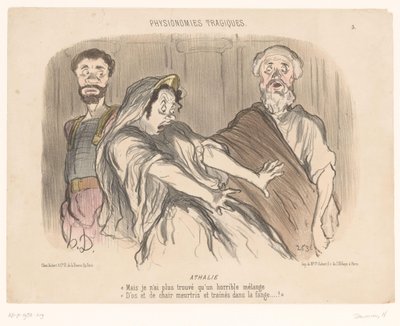 Athaliah Sees a Terrifying Vision by Honoré Daumier