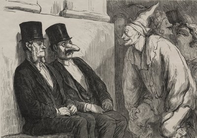 At the Opera Ball: You Amuse Yourself Too Much by Honoré Daumier