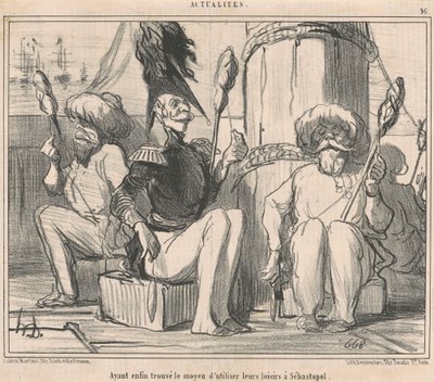 Having Finally Found a Way to Use Their Leisure Time! by Honoré Daumier