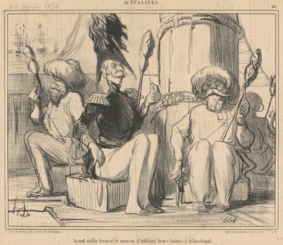 Having Finally Found a Way to Use Their Leisure! by Honoré Daumier