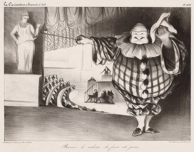 Lower the Curtain, The Farce is Played (from: La Caricature no. 201, 11.09.1834). 1834 by Honoré Daumier
