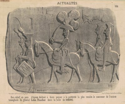Gingerbread Bas-relief ... by Honoré Daumier
