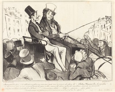 Bertrand, Say, What If They Were to... by Honoré Daumier