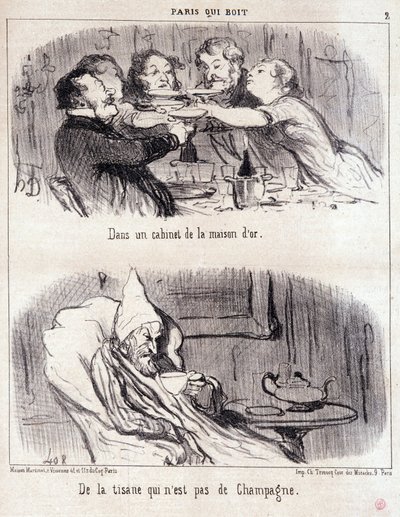 Cartoon about gastronomic abuse. Series 