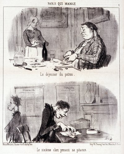 Cartoon About Gastronomic Abuse. Series 