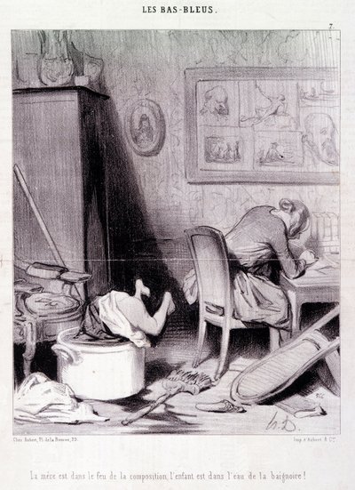 Cartoon About Women Writers. Series 