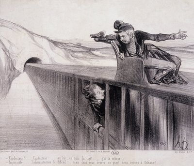 Cartoon of Daumier 