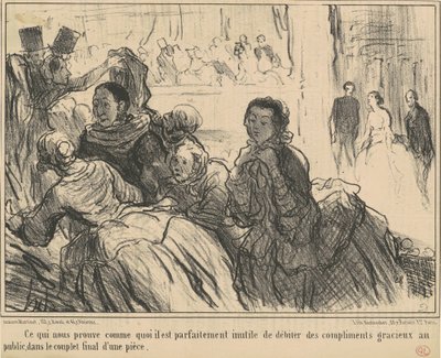 What Proves to Us That It Is... Useless... by Honoré Daumier