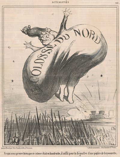 What Proves to Us... That This Colossus... by Honoré Daumier