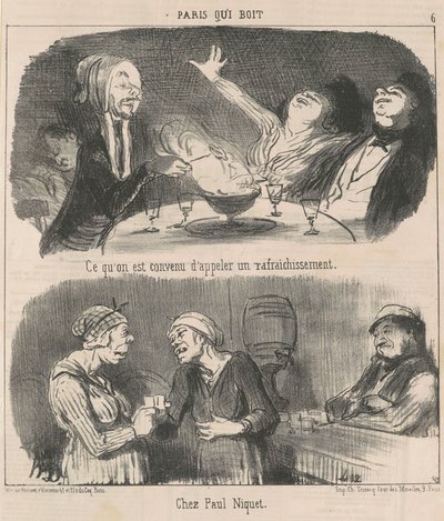 What is Agreed to be Called a Refreshment by Honoré Daumier