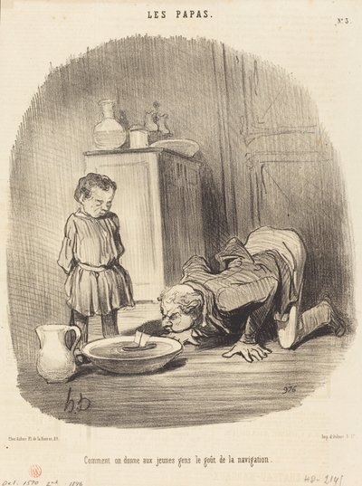 How to Give... the Taste for Navigation by Honoré Daumier