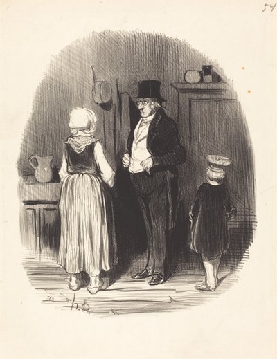 What!... All My Sheep Are Dead... by Honoré Daumier