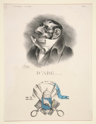 D by Honoré Daumier