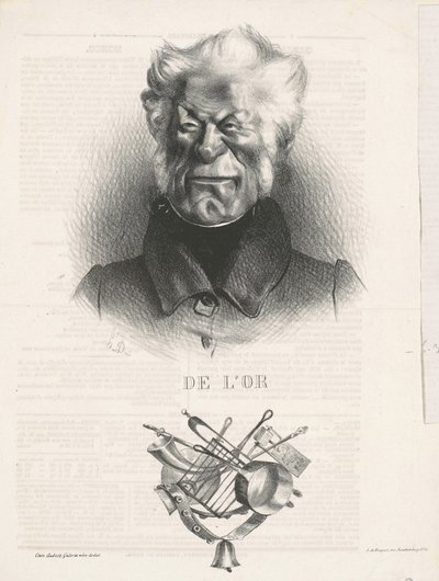 Gold (J.-Ant.-Adrien Delort) by Honoré Daumier