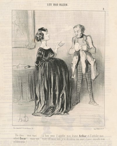 So ... my husband ... I really want to call my drama ... by Honoré Daumier