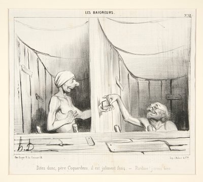 Say, Father Coquardeau, He is Pretty Fresh by Honoré Daumier