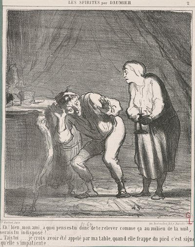 Eh! Well ... my friend, what are you thinking about? ... by Honoré Daumier