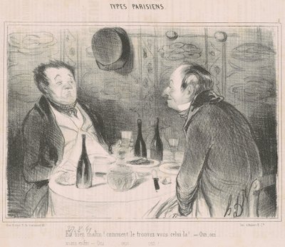 Well, Clever One! How Do You Find That One! by Honoré Daumier