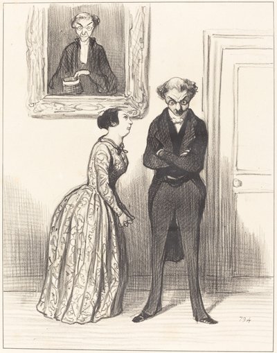 And to think that there are three... accused that I could not convict!... by Honoré Daumier