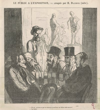 And you, what do you find better ... by Honoré Daumier