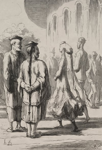 Exposition Universelle: Quels Sont les Plus Chinois by Honoré Daumier