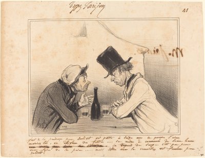 Father Balivot, Your Little One is Sixteen... by Honoré Daumier