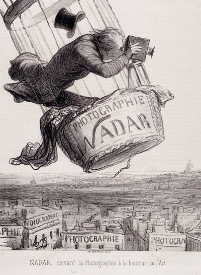 Felix Nadar Elevating Photography to the Height of Art by Honoré Daumier