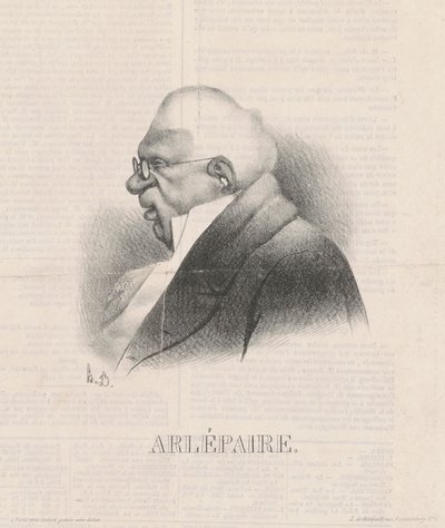 Harle Père, Bust by Honoré Daumier