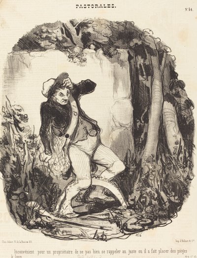 Inconvenient for a Property Owner to Not... by Honoré Daumier
