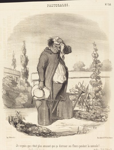 I Thought It Was More Fun Than That... by Honoré Daumier