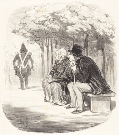 I Am Not Surprised If Women Have... Taste... by Honoré Daumier