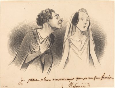I Leave More in Love Than... Ever... by Honoré Daumier