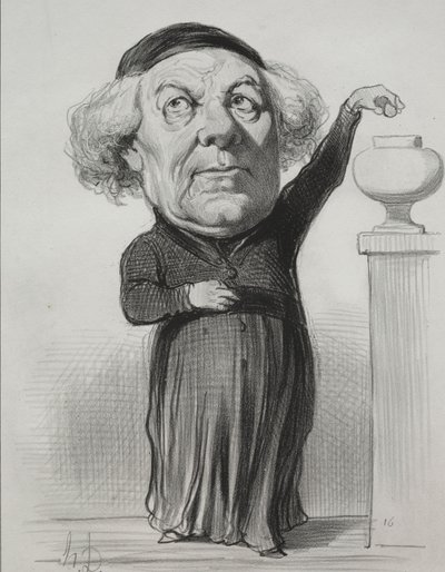 Jean Jacques Fayet, Bishop of Orléans by Honoré Daumier