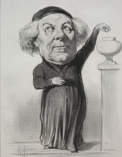 Jean Jacques Fayet, Bishop of Orleans by Honoré Daumier