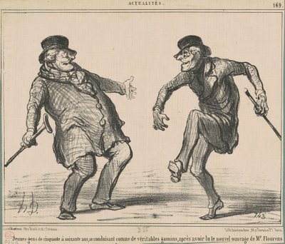 Young people from fifty to sixty years old ... by Honoré Daumier