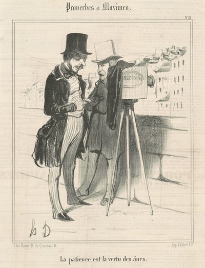 Patience is the Virtue of Donkeys by Honoré Daumier