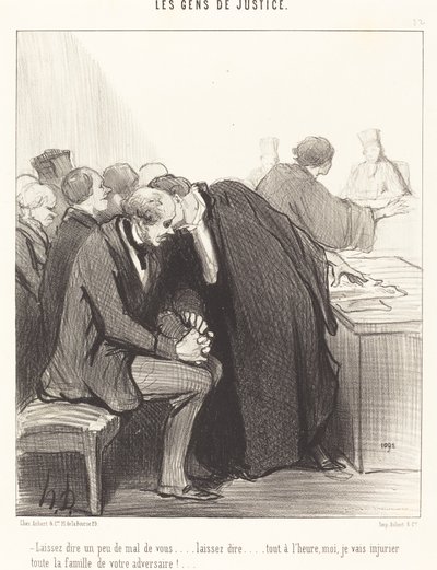 Let Them Say a Little Bad About You... by Honoré Daumier