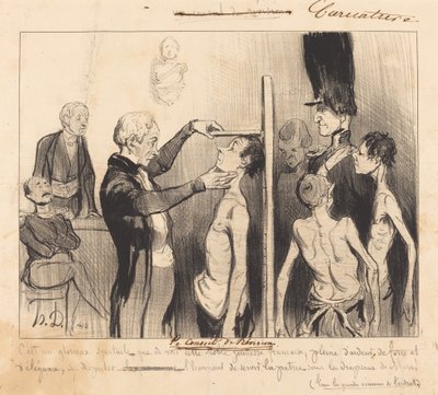 The Review Board by Honoré Daumier