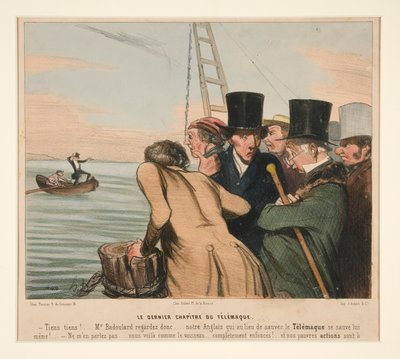 The Last Chapter of Telemachus, from La Caricature (Journal) by Honoré Daumier