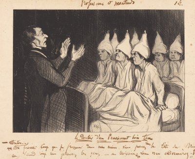The Dormitory of a Well-Kept Boarding School by Honoré Daumier