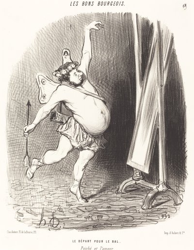 The Departure for the Ball by Honoré Daumier