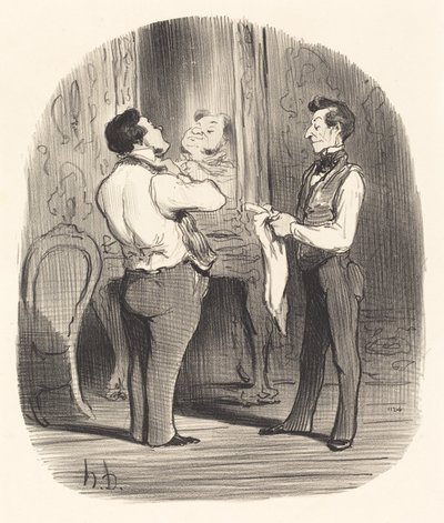 The Day When It Comes to Making a Conquest by Honoré Daumier